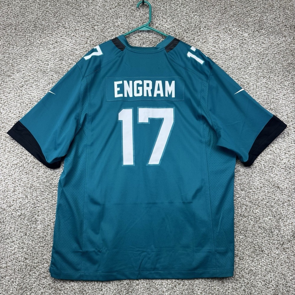 Evan Engram Jersey Mens XXL 2XL Jacksonville Jaguars Nike Teal Home NFL Football